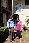 Professor Andres Herrera, MD, PhD and UCLA Blum Summer Scholar Ana Mascareñas at El Centro de Investigación en Demografía Salud (CIDS) at the Universidad Nacional Autónoma de Nicaragua (UNAN), León.