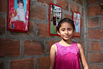 "Cindivanessa, daughter of family in Chacraseca where one of the stoves was built"
