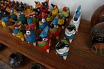 Handmade ceramic birds. San Juan de Oriente, Nicaragua